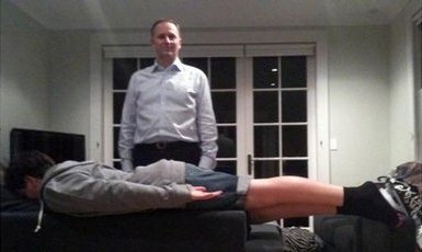New Zealand Prime Minister John Key backs planking craze
