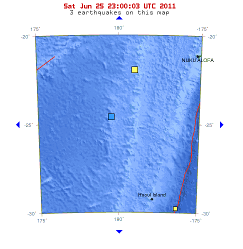 Kermadec/Tonga magnitude 5.7 - USGS 260611