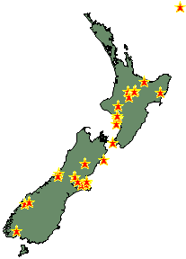 NZ recent Quakes - GNS 120512
